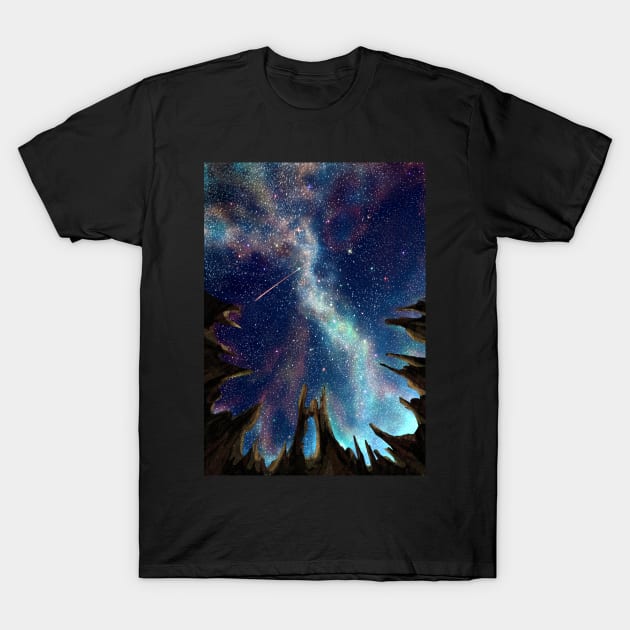 Starry night T-Shirt by KucingKecil